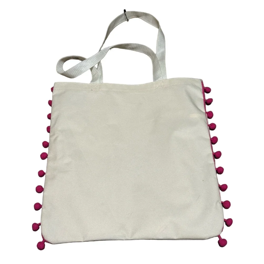 Hello Summer Pink Pineapple Tote Bag